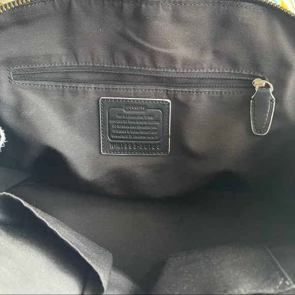 Coach black bag (purse) medium size - Picture 10 of 13